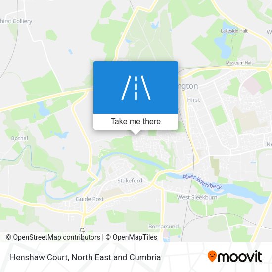 Henshaw Court map