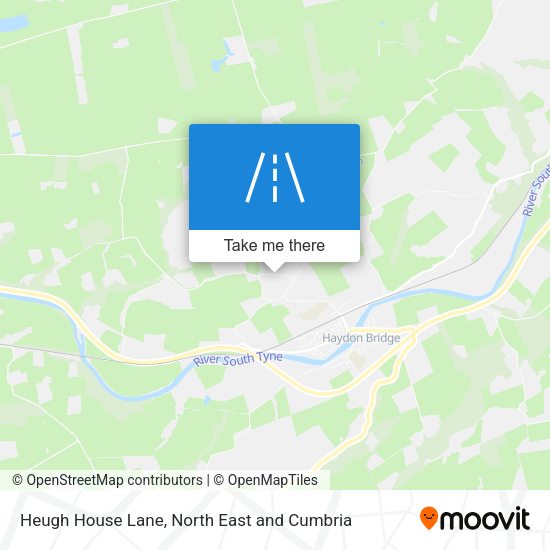 Heugh House Lane map