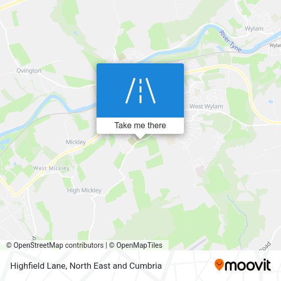 Highfield Lane map