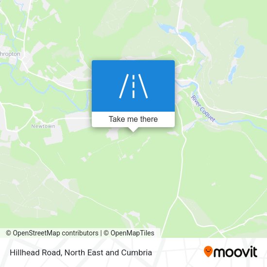 Hillhead Road map