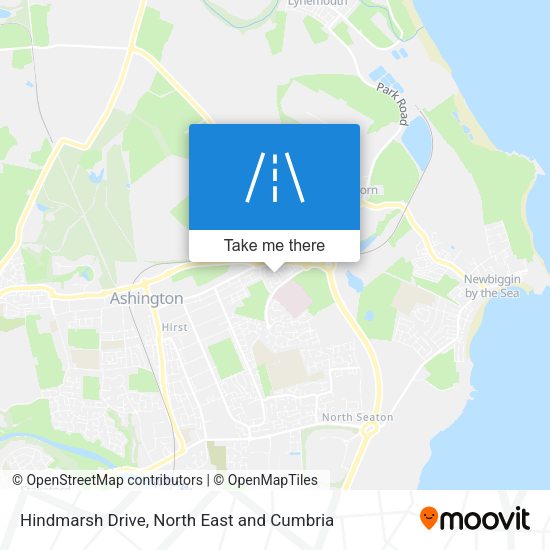 Hindmarsh Drive map