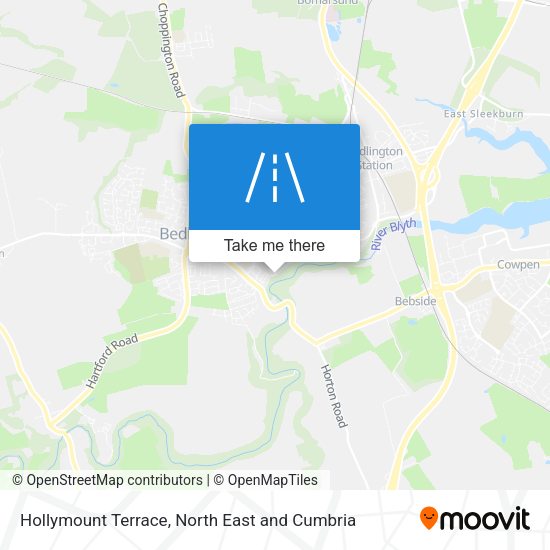 Hollymount Terrace map