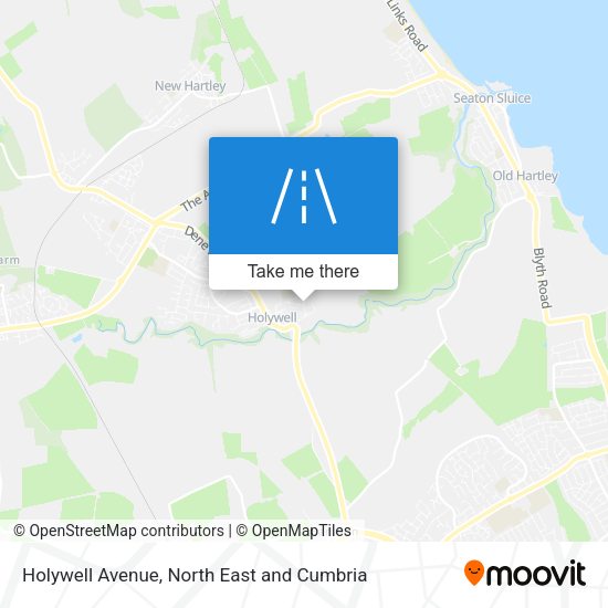 Holywell Avenue map