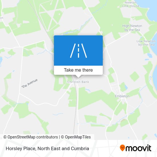 Horsley Place map