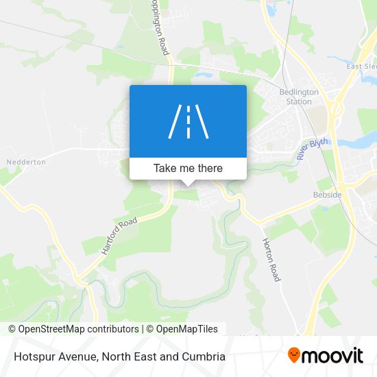 Hotspur Avenue map