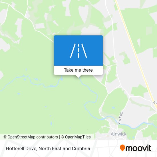 Hotterell Drive map