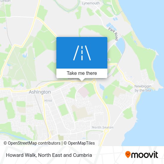 Howard Walk map