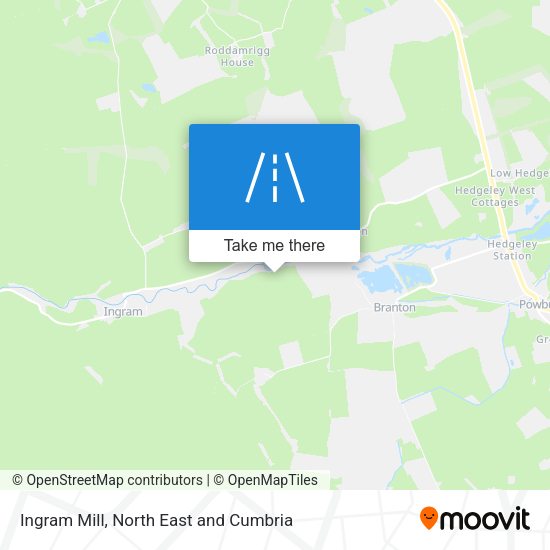 Ingram Mill map