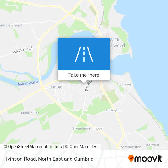 Ivinson Road map