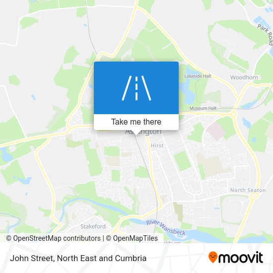 John Street map