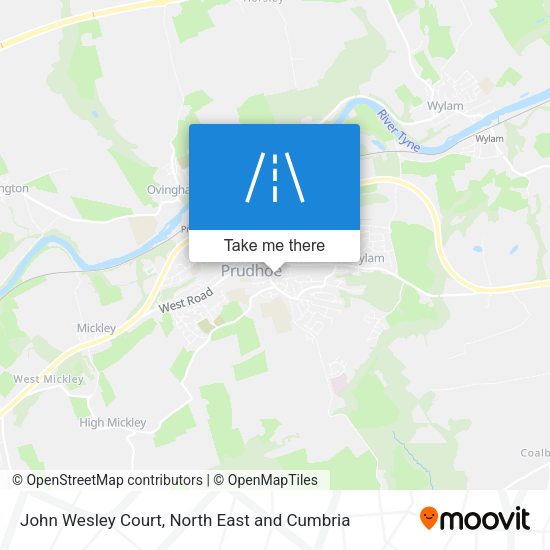 John Wesley Court map