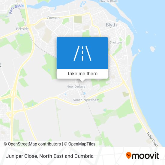 Juniper Close map