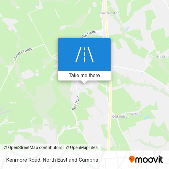 Kenmore Road map