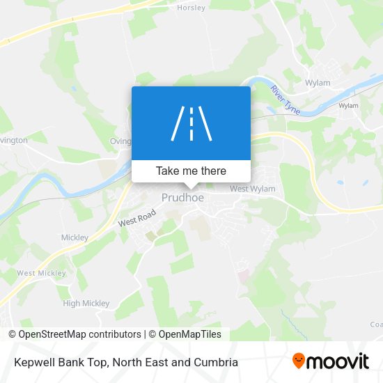 Kepwell Bank Top map