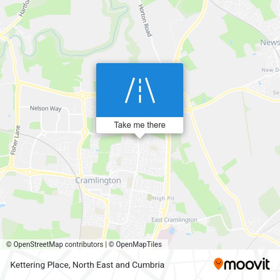 Kettering Place map