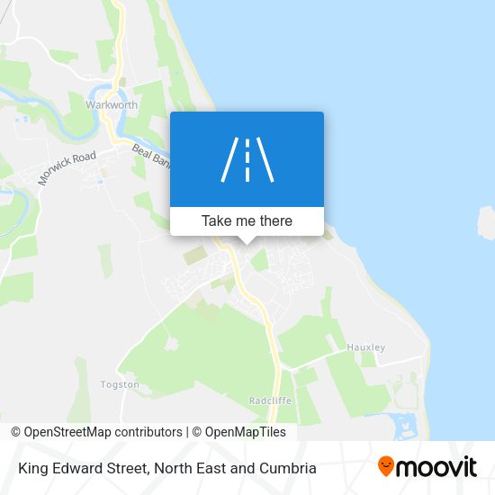 King Edward Street map