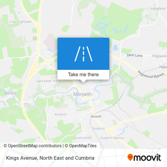 Kings Avenue map