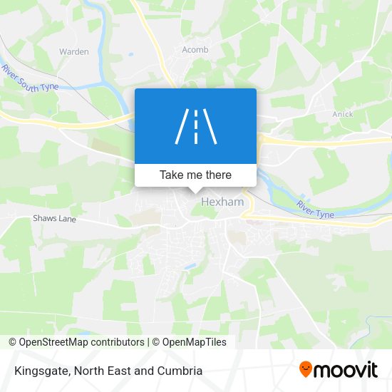 Kingsgate map