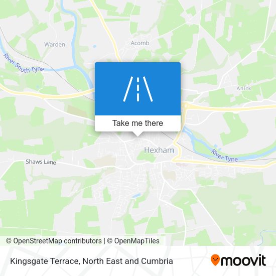 Kingsgate Terrace map