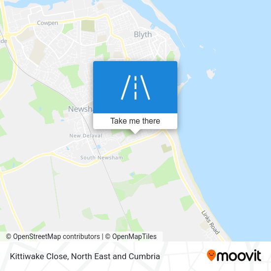 Kittiwake Close map
