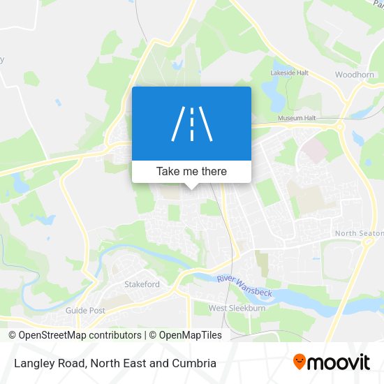Langley Road map