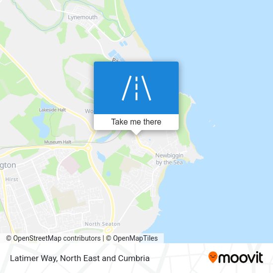 Latimer Way map