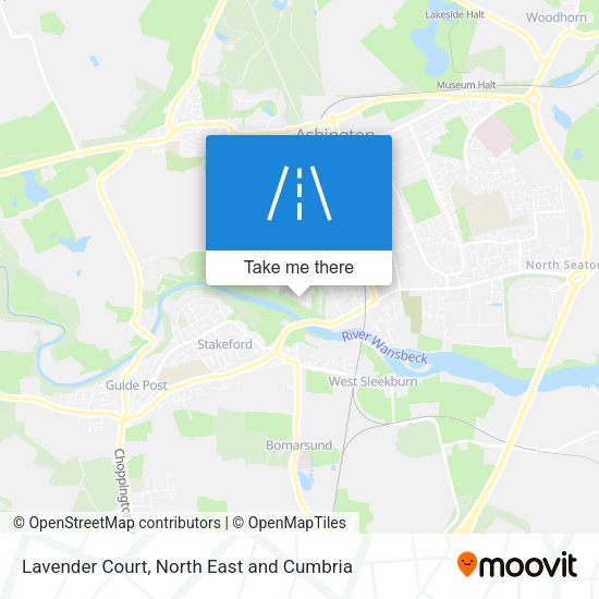 Lavender Court map