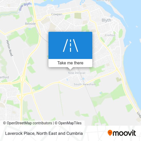 Laverock Place map