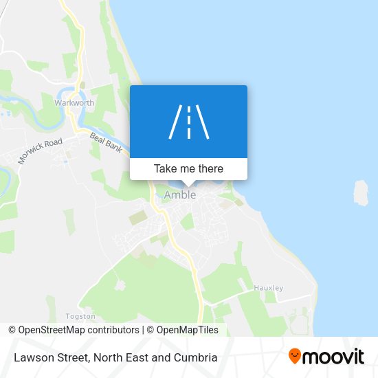 Lawson Street map