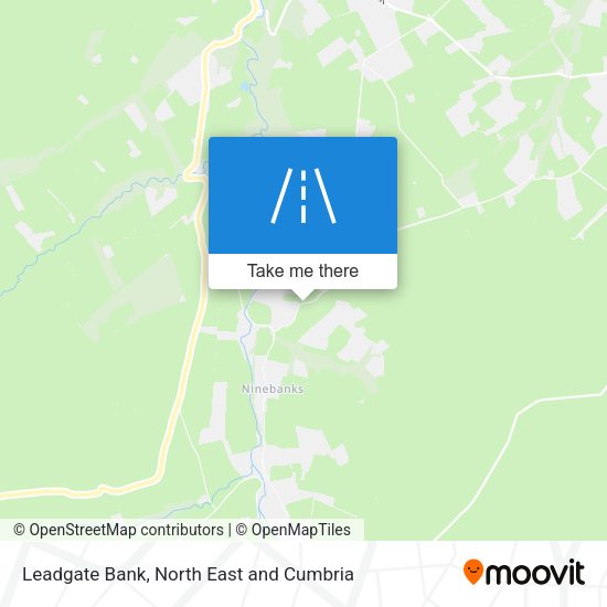 Leadgate Bank map