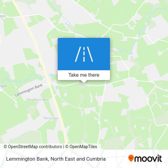 Lemmington Bank map