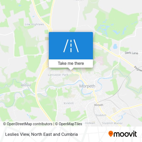 Leslies View map