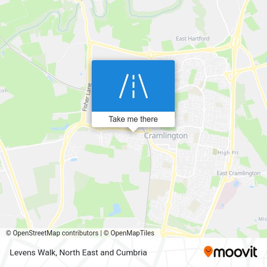 Levens Walk map