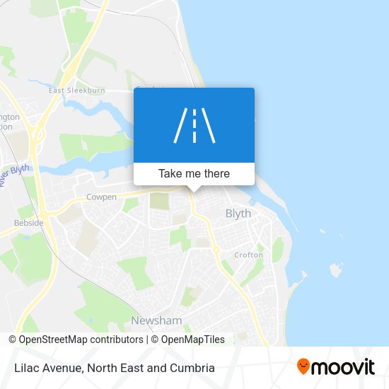 Lilac Avenue map