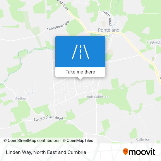 Linden Way map