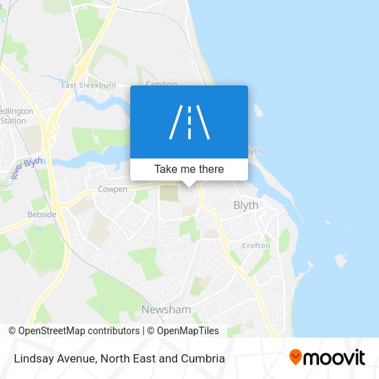 Lindsay Avenue map