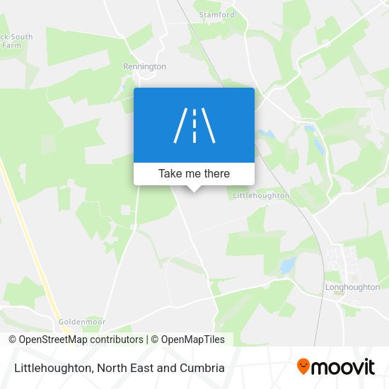 Littlehoughton map