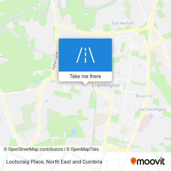 Lochcraig Place map