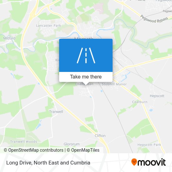 Long Drive map