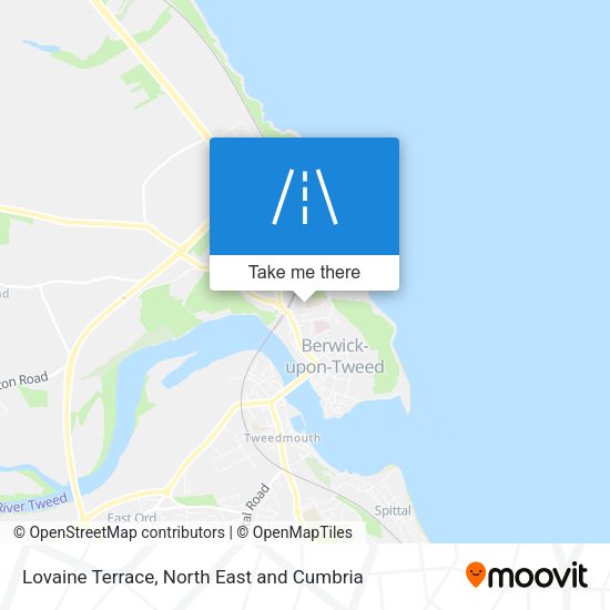 Lovaine Terrace map