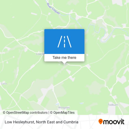 Low Hesleyhurst map
