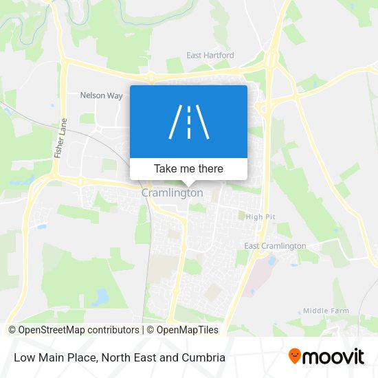Low Main Place map
