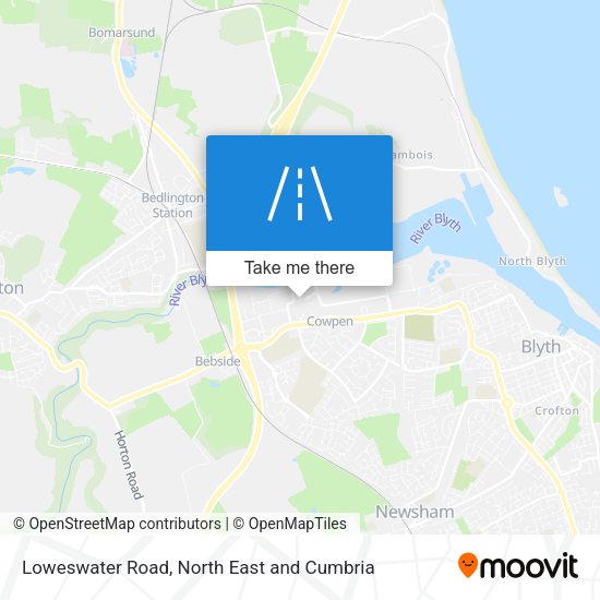 Loweswater Road map