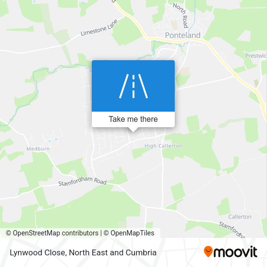 Lynwood Close map