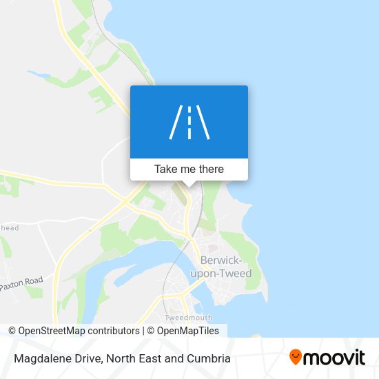 Magdalene Drive map
