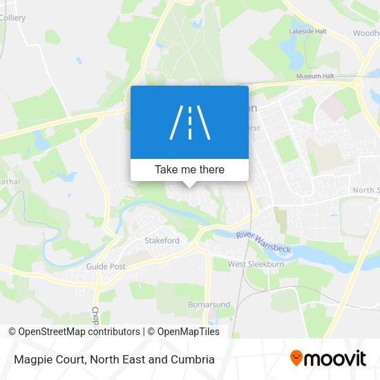 Magpie Court map