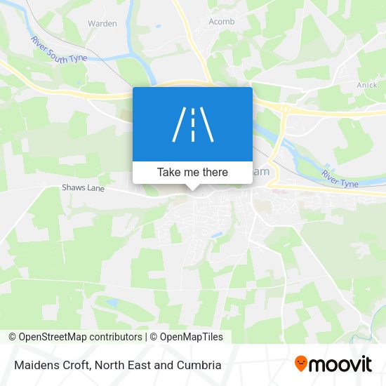 Maidens Croft map