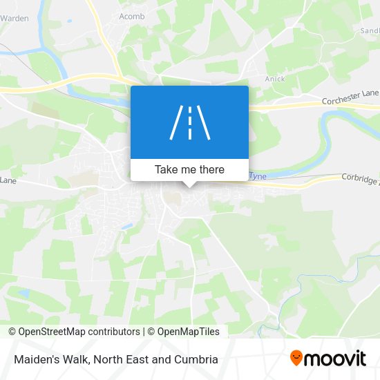 Maiden's Walk map