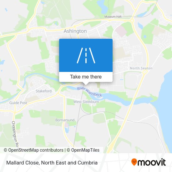 Mallard Close map
