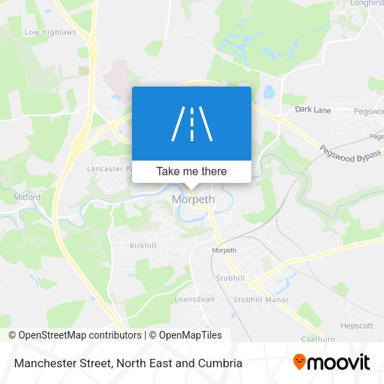 Manchester Street map